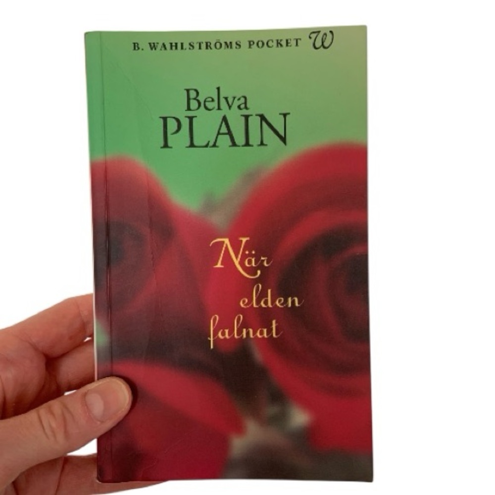 När Elden Falnat, Belva Plain, Swedish Book / Swedish Text Pocket.